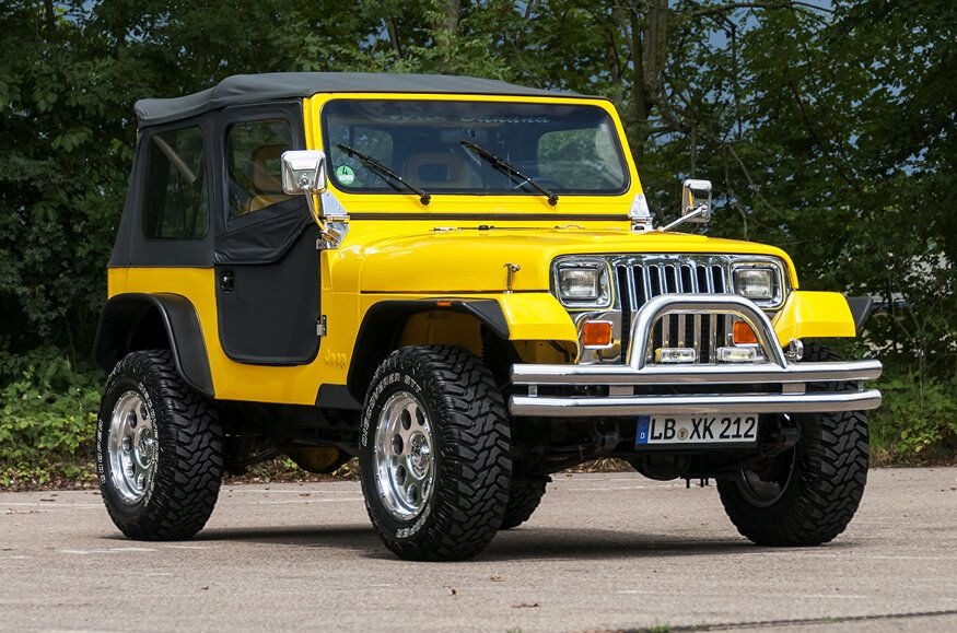Jeep Wrangler YJ phares rectangulaires